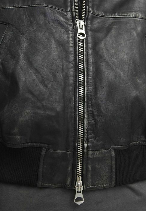 Blusão de verdadeiro couro de vaca Jack & Jones