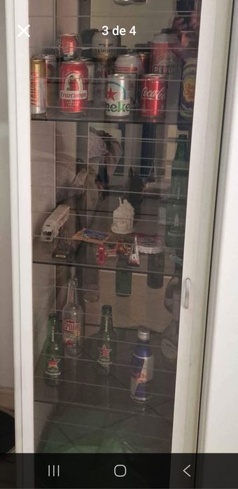 Móvel com Porta de vidro 2 móveis