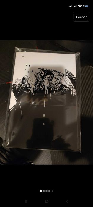 Sin City the hard goodbye assinado por Frank Miller com certificado