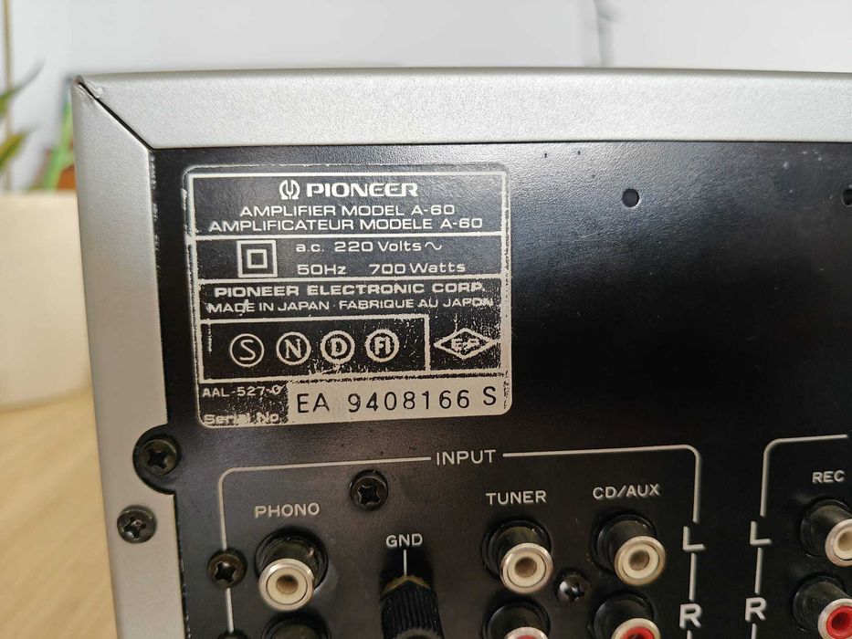 Wzmacniacz Pioneer A-60 Vintage Prawdziwe 100W! super stan