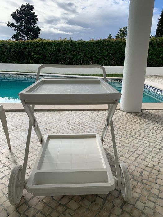 Carrinho de apoio jardim