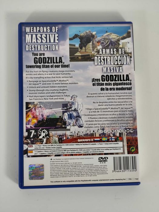 Godzilla: Save The Earth - Playstation 2 PS2