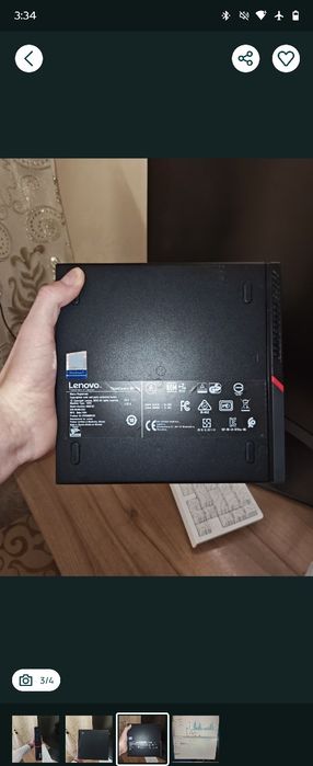 мини пк ThinkCentre m715q 8/500gb