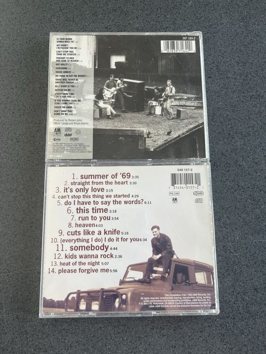 Zestaw 2 płyt CD Bryan Adams płyty