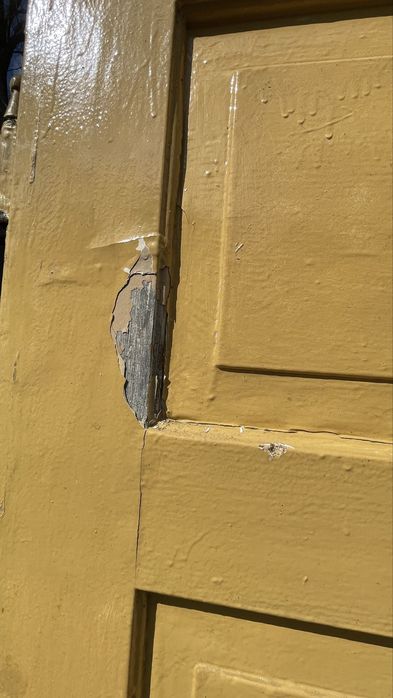 Stare ponoemieckie drzwi wejsciowe