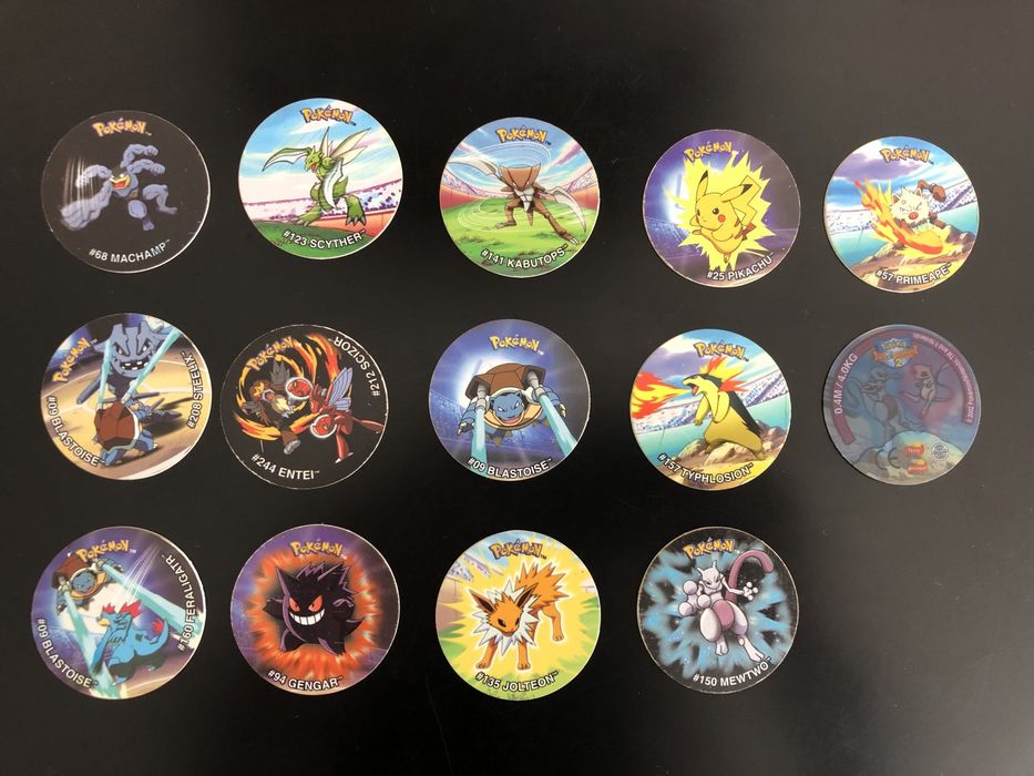 Tazos pokémon league e league 2