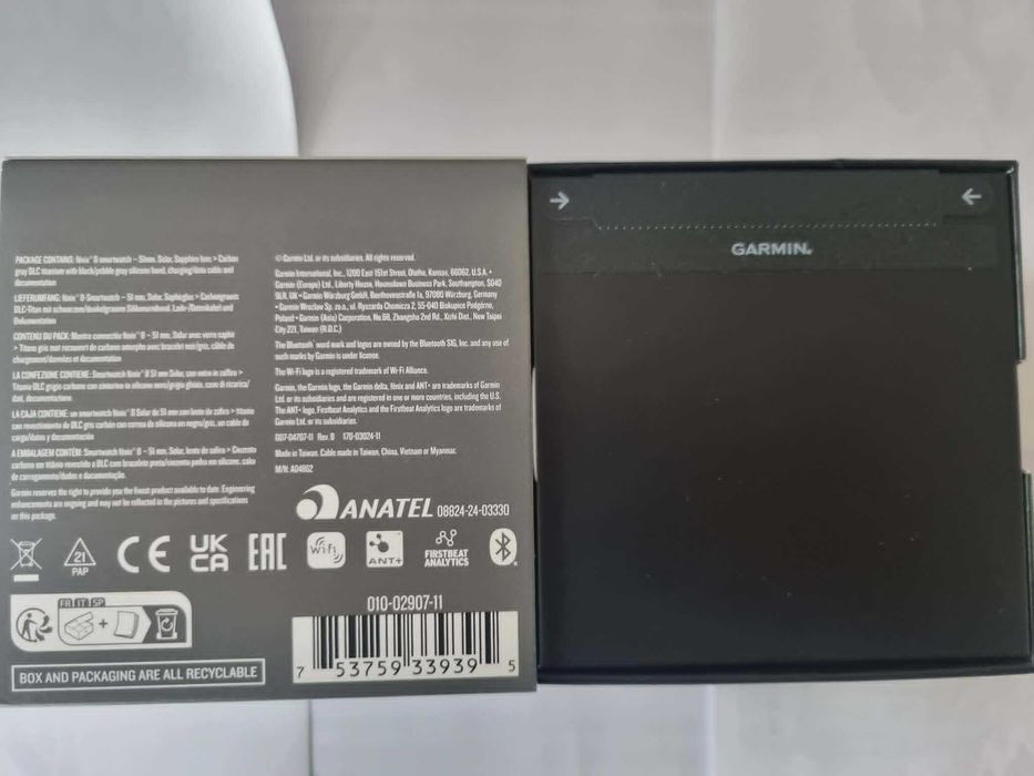 Fenix 8 51mm Solar Sapphire Carbon Grey DLC Titanium