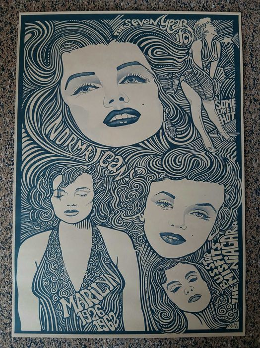 Poster - Marilyn Monroe Tribute (papel kraft, 30x42 cm)
