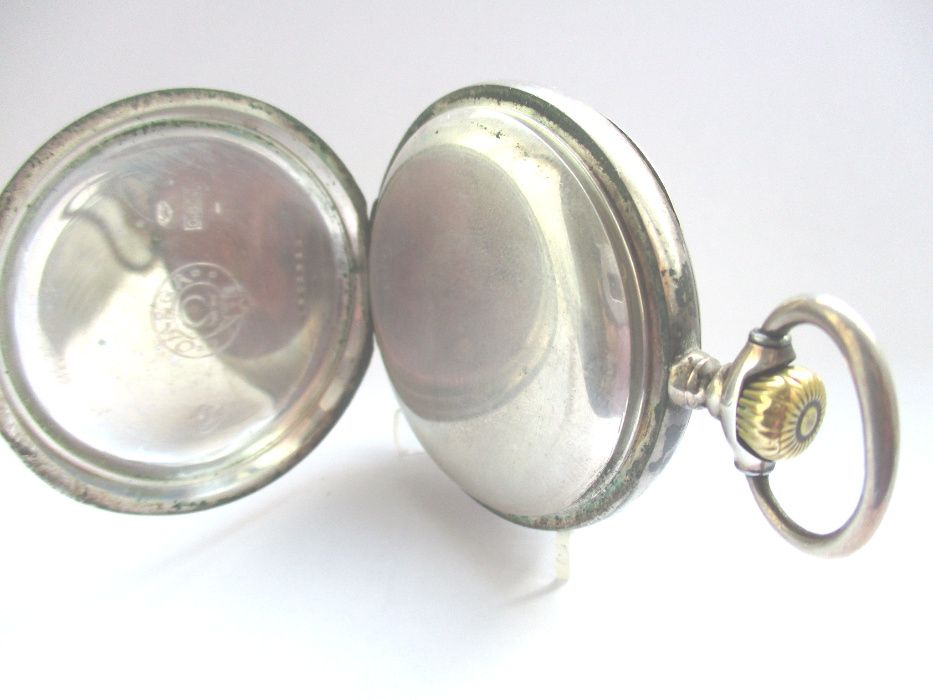 Relogio de bolso Ano 1902 em Prata - Omega