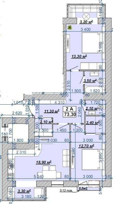 Продам 2-кім квартиру в ЖК Княгинин на стадії будівництва. 32 корпус.