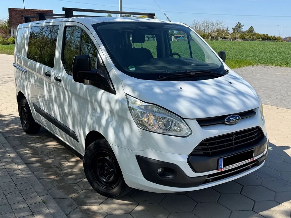 Ford Transit Custom brygadówka doka  Ford Transit Custom Doka Brygadówka Klima 6 osób