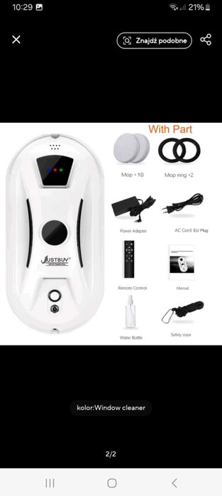 Robot do mycia okien