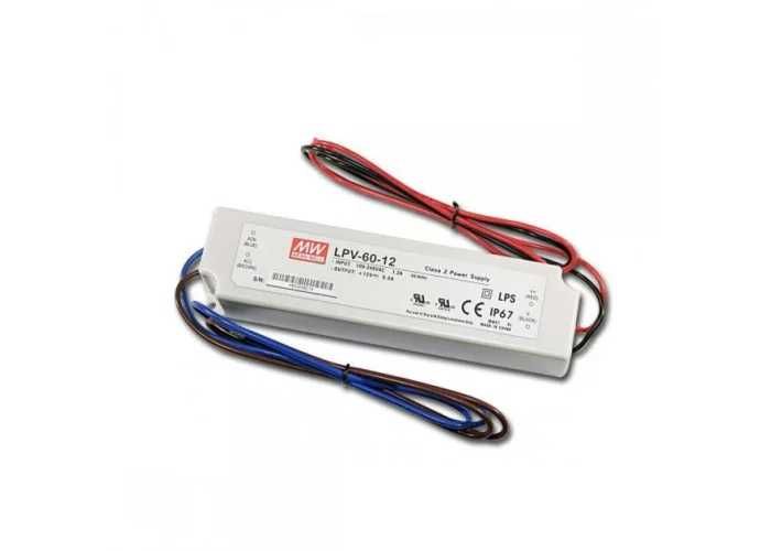 Блок Живлення MEAN WELL LPV-60-12 ДРАЙВЕР (LED) 60 ВТ, 12 В, 5 А