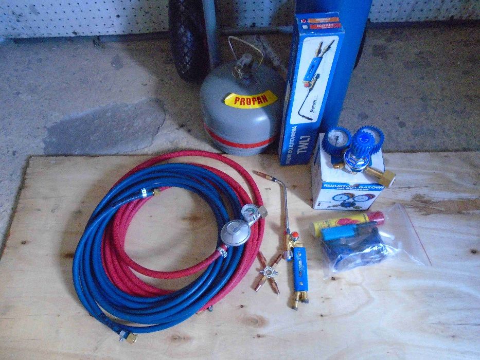 Zestaw tlen propan do lutowania, podgrzewania mały
