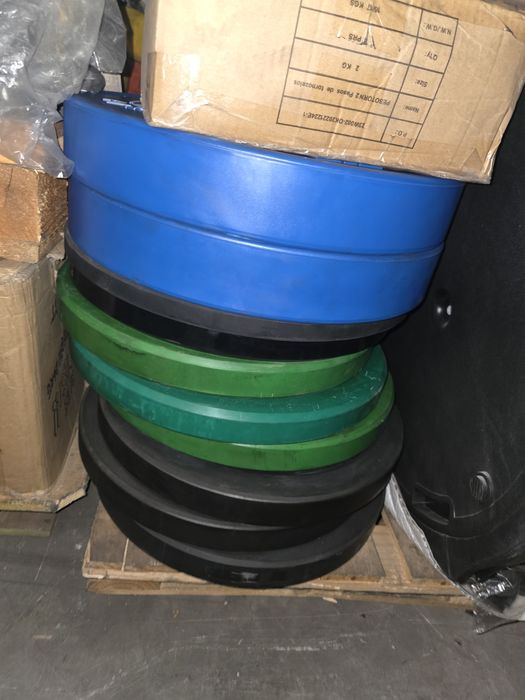 Discos bumpers peso para barras
