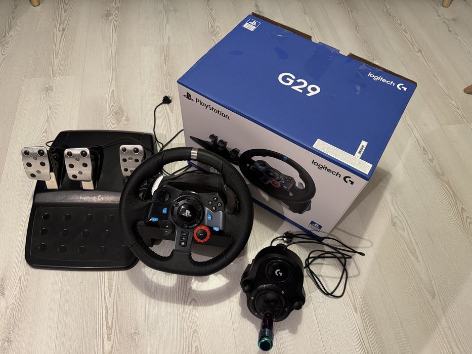 Logitech G29 + shifter – zestaw do kierownicy