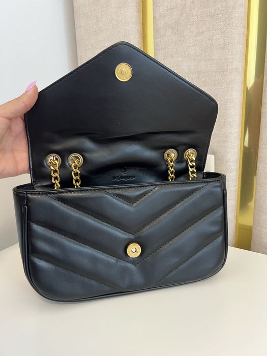 Mala branca Yves Saint Laurent