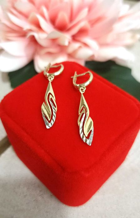 Złote kolczyki p.585/3,02g