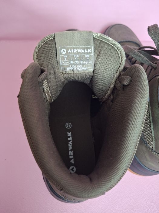 Męskie buty Airwalk (Oliwkowy) wysokie - Rozmiar 43