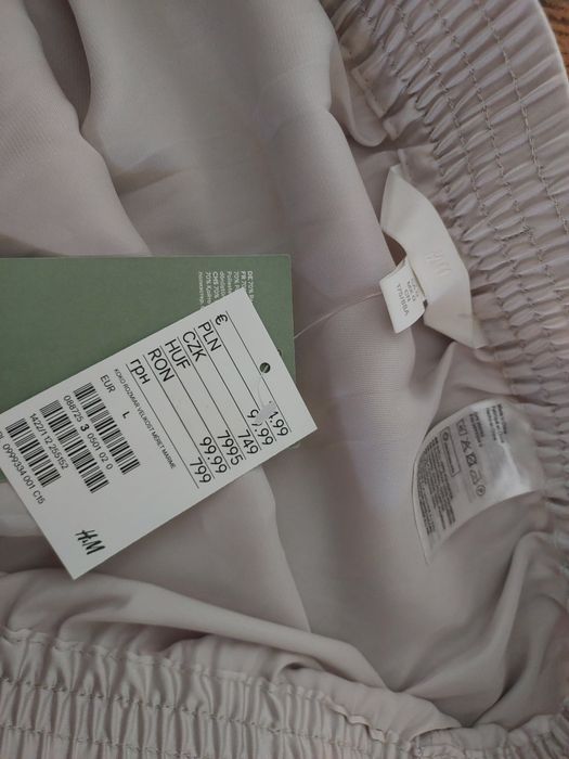 Długa spódnica z rozcięciami h&m rozmiar xl
