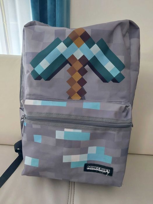 Plecak MINECRAFT Kilof  szary BACKPACK