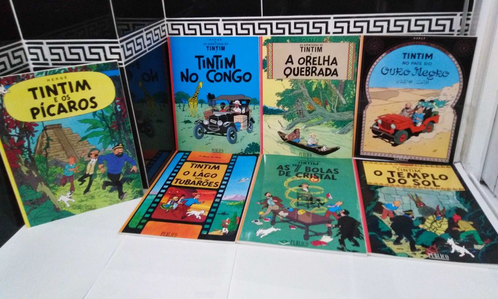 Livros da Colecção - As aventuras de Tintim ( Hergé )