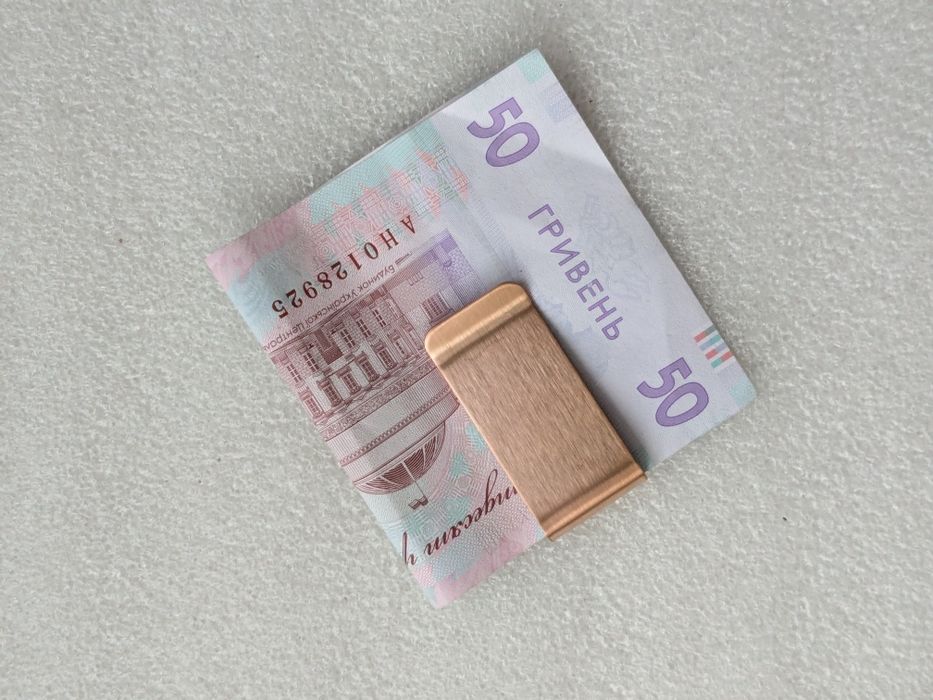 зтискач для грошей зажим для денег нерж