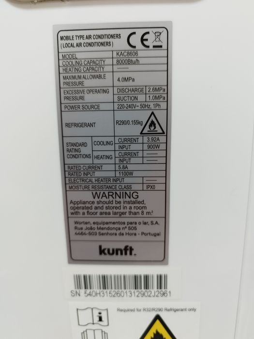 Ar condicionado portátil