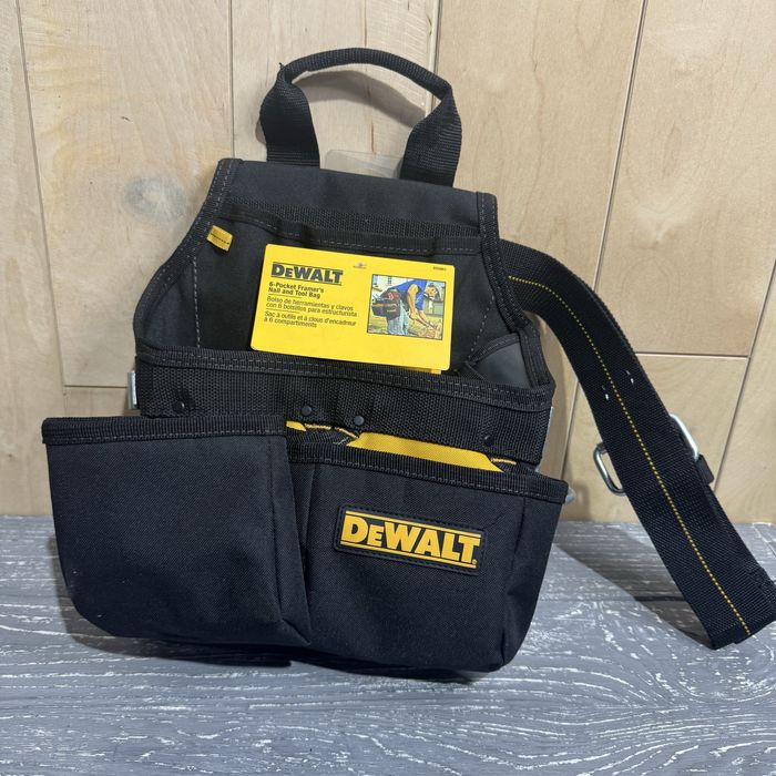 Поясная сумка под крепеж и скобой для молотка Dewalt DG5663