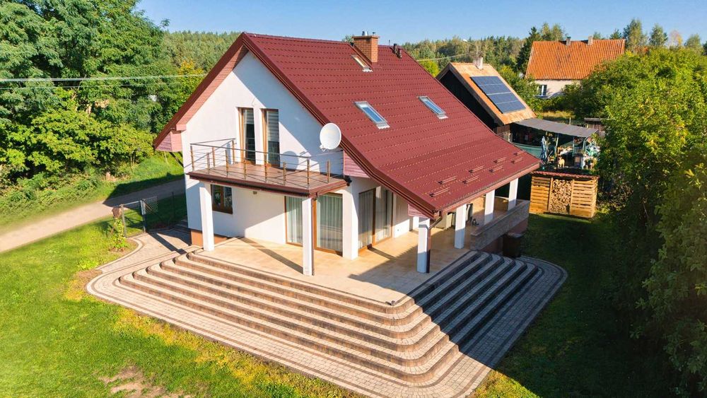 Wyjątkowy dom z ogromnym tarasem – Napiwoda, Gotowy do wprowadzenia!