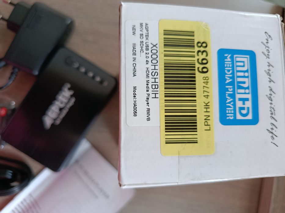 Мультимедійний плеєр, 4K 30hz HDMI мультимедійний плеєр для телевізора з виходом HDMI/AV/VGA
