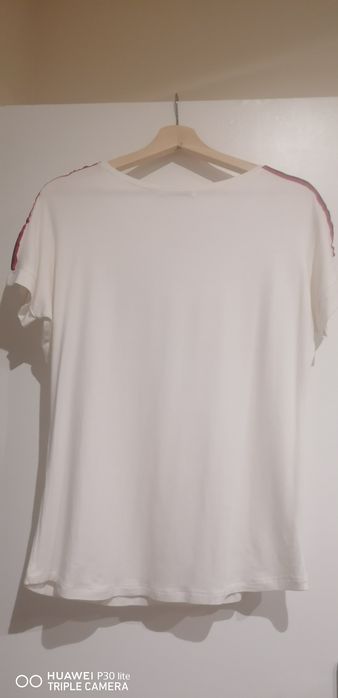 Camisola senhora branca em algodão