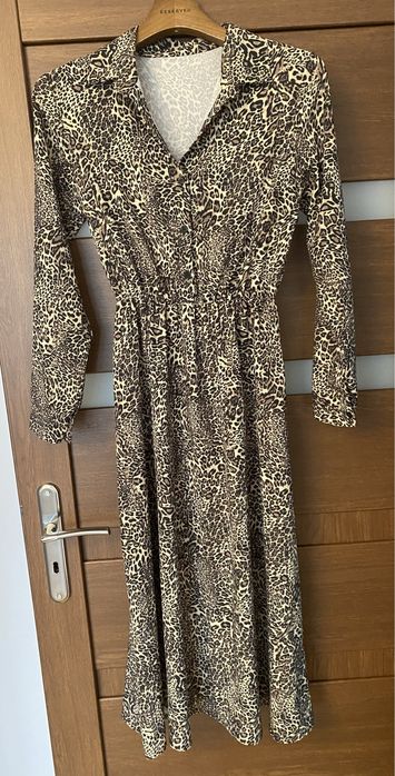 Sukienka panterka s 36