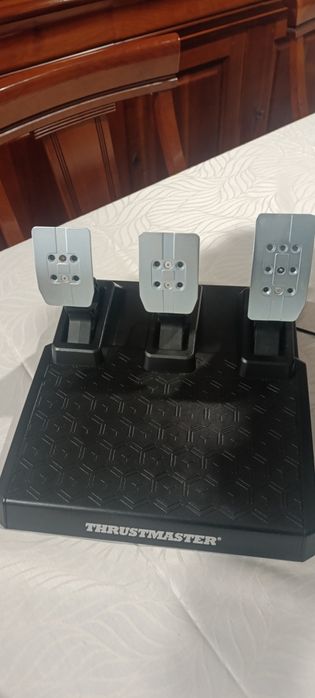 Volante T248 NOVO + Pedais Com Garantia e Fatura