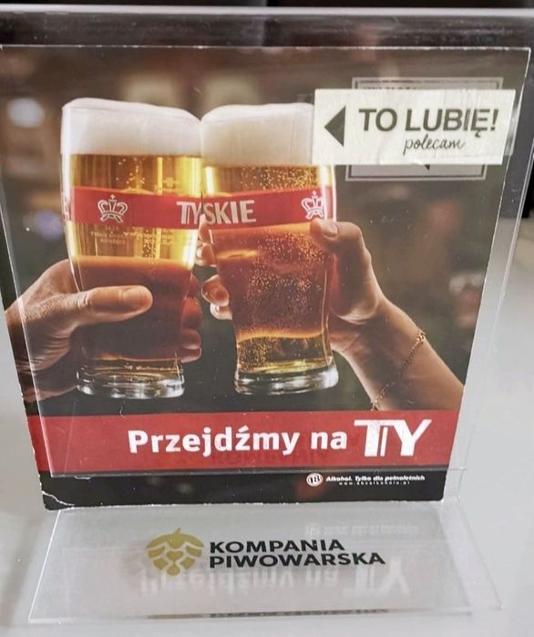 10 x przeźroczysty, plastikowy stojak reklamowy na stoliki