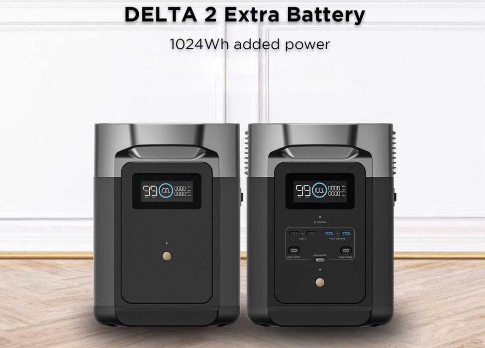 Ecoflow допп аккум DELTA 2 DELTA 3 MAX Extra Battery 1024 вт-ч