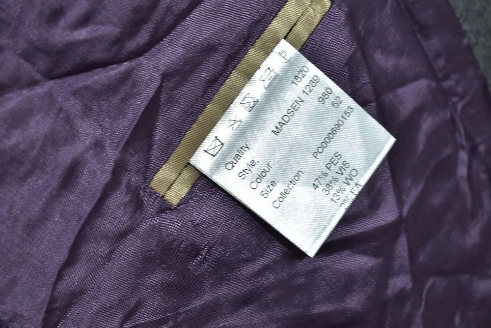 Bertoni Marynarka Męska Z Mieszanki Materiałów 52