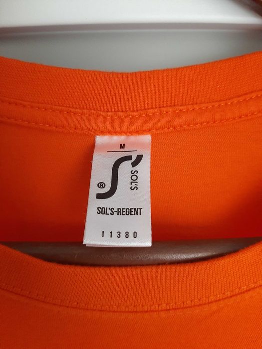 JAK NOWY - Sol's Regent - T-shirt męski, pomarańczowy, rozm. M