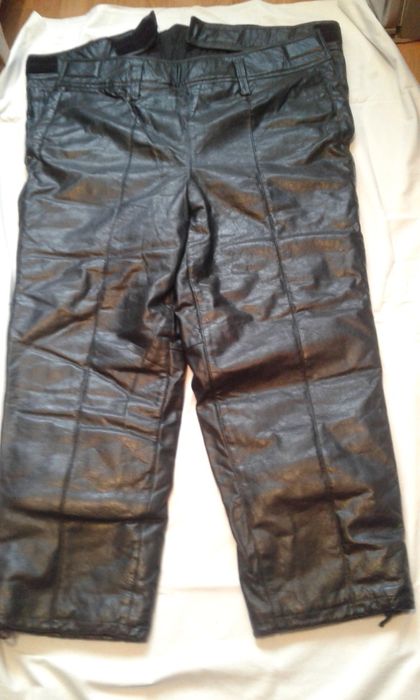 Кожаные утеплённые штаны для охотников , рыбаков , работе на улице .