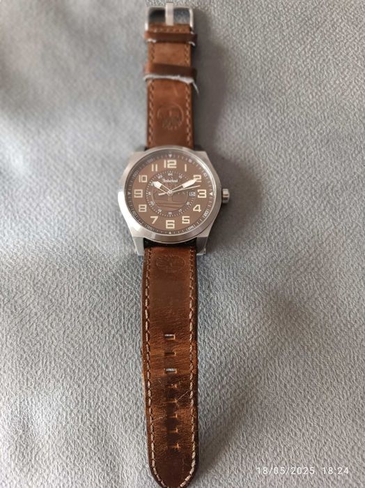 Relógio Timberland Prateado e Castanho