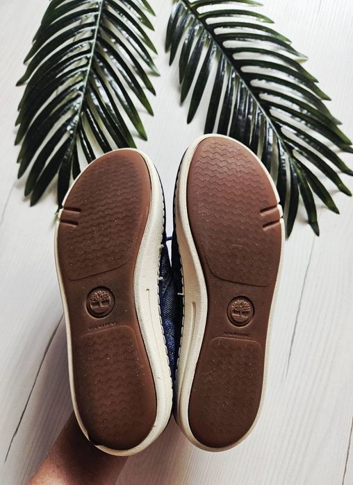 Мокасини джинсові для хлопчика Timberland, розмір 34-35, кеди для хлоп