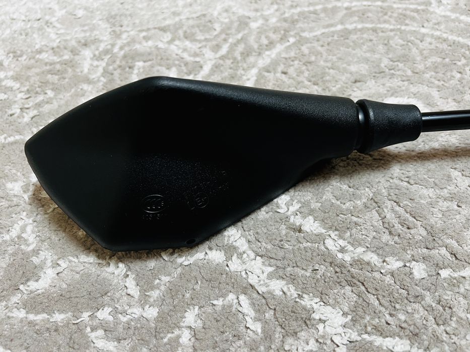 НОВІ універсальні Мото дзеркала Kawasaki Style (M10) — Чорний Мат