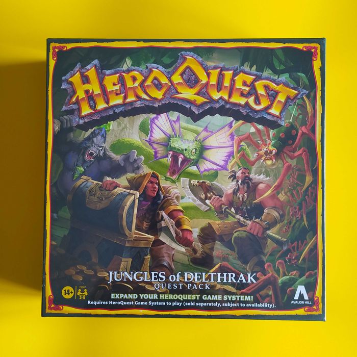 Jogo Tabuleiro Hero Quest Jungles of Delthrak Expansão