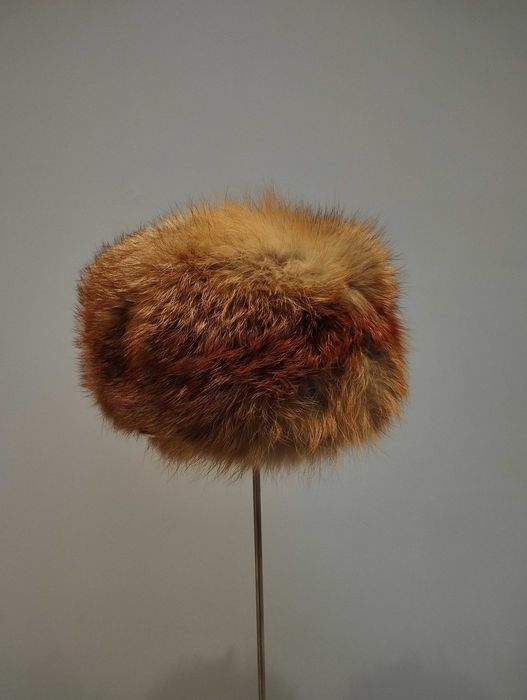 Czapka zimowa z długim włosiem rozmiar 52cm