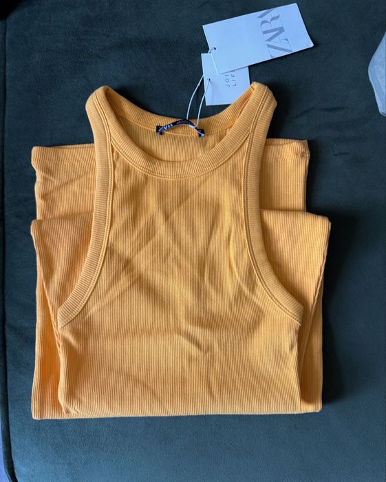 Zara зара сукня у рубчик