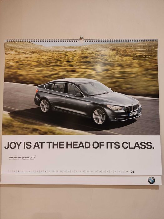 Kalendarz BMW 2010, 58 x 54 cm.