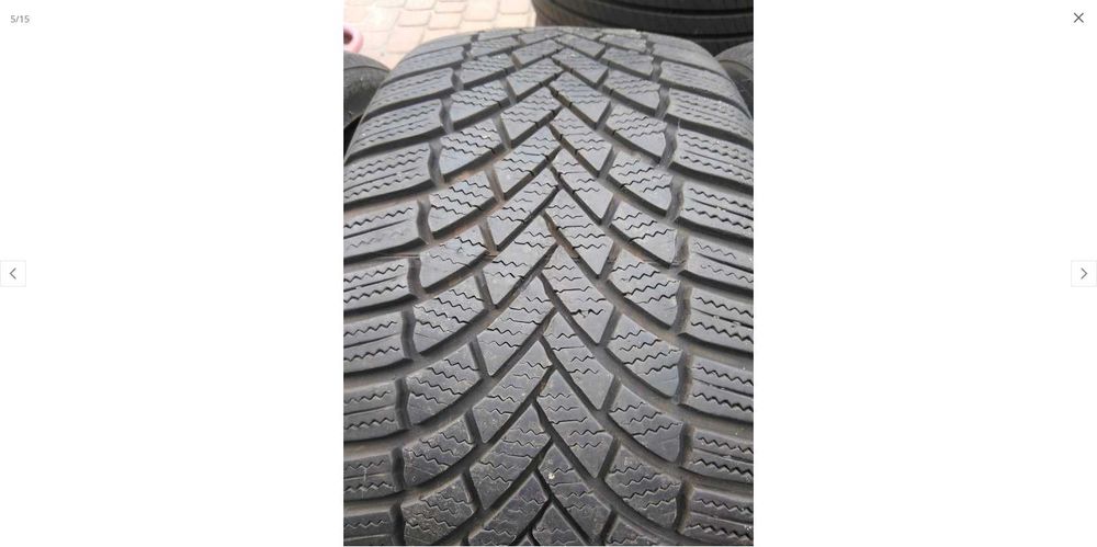 4x opony Bridgestone Blizzak LM005 225/40 R18 5,8-6,5mm