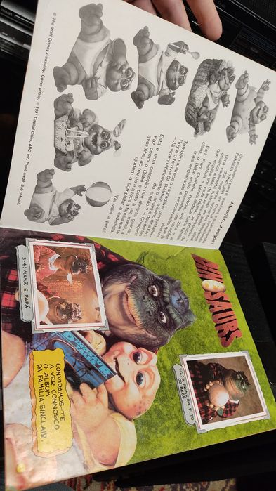 Dinosaurs Disney caderneta Panini completa 1991