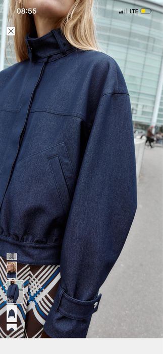 Нова куртка zara жіноча, бомбер на весну