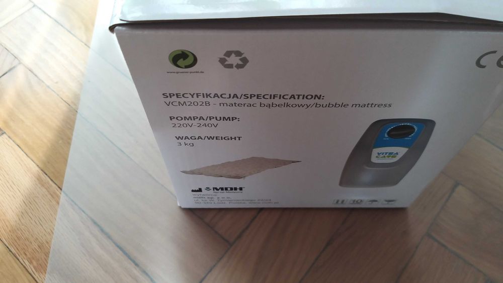 Materac na łóżko przeciwodleżynowy Vitea care nowy